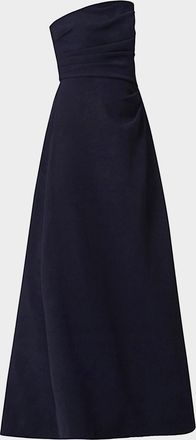 Shoshanna Dory Asymmetric Strapless Gown