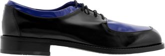 Ferragamo Dinamic Leather Lace-Up Derby Shoes, Size 11