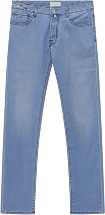 Jacob Cohen Slim-fit jeans - Heren - Slim Fit Jeans - Blauw - W32 - Katoen - Jeans