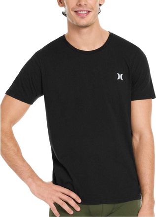 Hurley Hurley Heren Logo Regular T-shirt (Set van 2) (Zwart/Grijs)