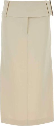 Sportmax Mujer, Faldas, Beige, Talla: S