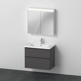 Duravit Juego De Muebles D-neo, Mueble Lavabo Con Mueble De Pared Y