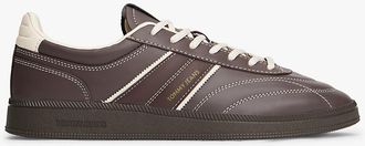 Tommy Hilfiger Mens Tommy Jeans Leather Skater Sneaker - Brown - US 11.5 / EU 45