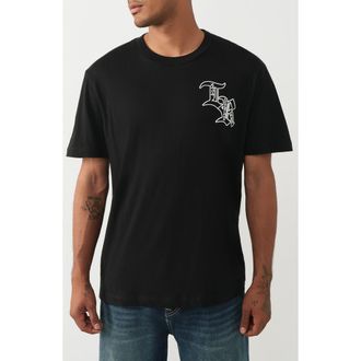 True Religion Property of None Graphic T-Shirt in Jet Black at Nordstrom Rack, Size Large