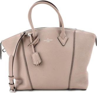Louis Vuitton Soft Lockit Handbag Leather PM tote bag - Toni neutri