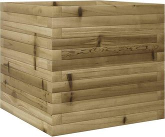 vidaXL Garden Planter 50x50x45.5 cm Impregnated Wood Pine Vidaxl