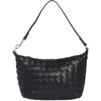 Urban Expression Faux Leather Woven Crossbody Bag in Black at Nordstrom Rack