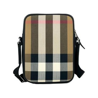 Burberry Bolso bandolera Haymarket Check - Bags - Mujer - Gris - ONE SIZE