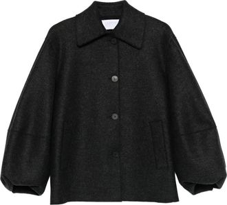 Harris Wharf London Wollen jas - Zwart