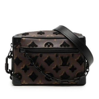 Louis Vuitton Pre-owned Mini Soft Trunk - Dames - Pre-owned - Bruin - Maat: ONE Size Zijde