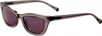Kate Young for Tura Womens K548-GRY-53 K548 53 GRY Katia Sunglasses - Charcoal - One Size