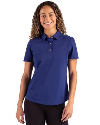 Cutter & Buck Advantage Refresh Epic Confidence Recycled Womens Tri-Blend Pique Polo