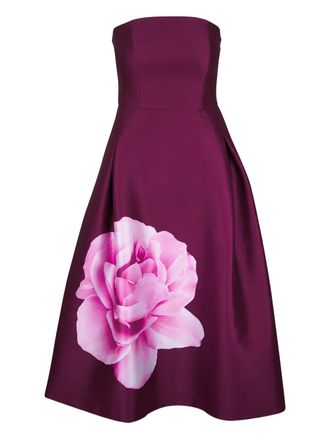 Sachin & Babi Shay floral-print midi dress - Purple