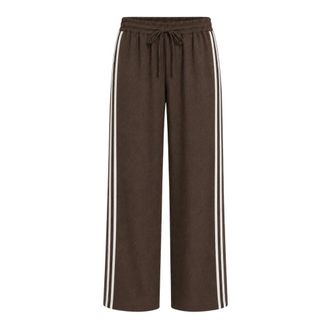 2-Biz Cropped Broeken - Dames - Wijde Broeken - Bruin - XL - Katoen - Broeken