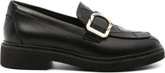 Clarks Splend Penny loafers - women - Rubber/Calf Leather/Calf Leather - 37.5 - Black