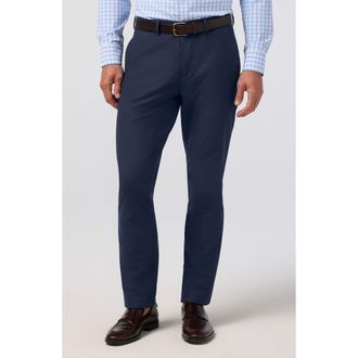 Mizzen+Main Upton Flat Front Chinos in Navy at Nordstrom, Size 32 X 34