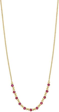 Bony Levy El Mar 18K 0.78 Ct. Tw. 11 Ruby Necklace