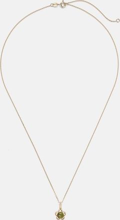 Stone and Strand Collar Kensington de oro de 14 ct con peridoto