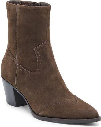 Dolce Vita Salma Bootie in Espresso Suede at Nordstrom, Size 9.5
