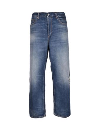 Nine In The Morning Relaxed Fit Blue Denim Albert Jeans With Classic 5-Pocket Design
