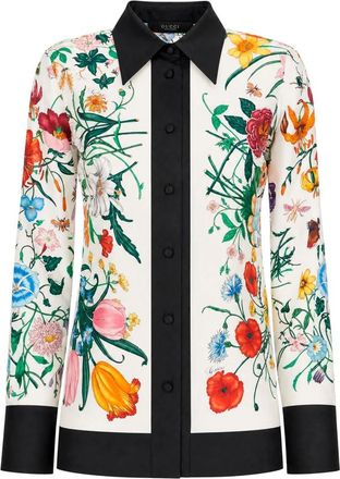 Gucci Mujer, Blusas y Camisas, Blanco, Talla: S