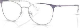 A|X Armani Exchange 52mm Cat Eye optical glasses in Violet at Nordstrom