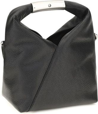 Maison Margiela Grained Calf Leather Shoulder Bag - Black