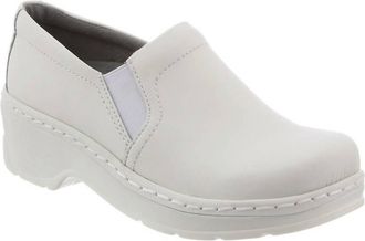 Klogs Womens Naples Slip Resistant Work Clogs In White