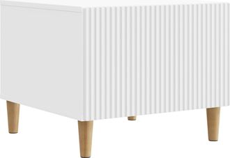 vidaXL Mesa De Caf&eacute; Con Caj&oacute;n 49 X 50 X 40 Cm Madera De Ingenier&iacute;a Vidaxl