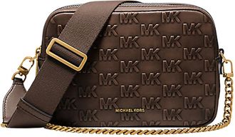 Michael Kors Cross Body Bags, female, Brown, ONE SIZE, Structured Leather Crossbody Bag Bryant