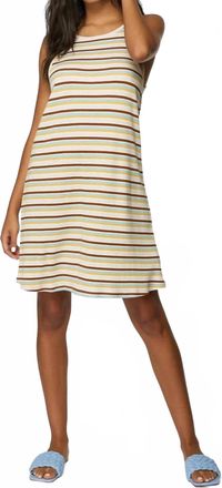 Billabong Morette Stripe Spaghetti Strap Mini Dress In Multi