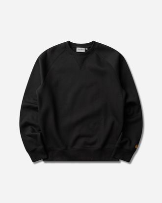Carhartt Work in Progress Men s Chase Sweatshirt Black / Gold