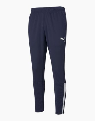Puma Mens Mens Teamliga Training Pants Tracksuit Bottom - Navy/Multi - Size: Regular/34