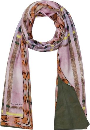 Pierre-Louis Mascia Accessoires, Dames, Roze, ONE Size, Aloesta Zijden Sjaal