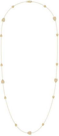 LuvMyJewelry Avani Raindrop Diamond Station Necklace in 14Kt Gold Vermeil On Sterling at Nordstrom Rack