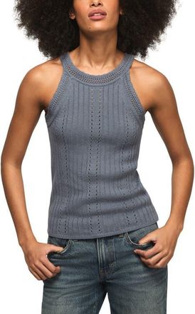 Lucky Brand Pointelle Sweater Tank in Flint Stone at Nordstrom, Size X-Small
