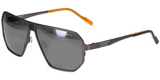 Jaguar 37824 Polarized 6500 Mens Sunglasses Gunmetal Size 62