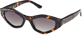 Guess GM00017 52P Womens Sunglasses Tortoiseshell Size 53