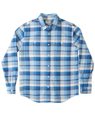 Quiksilver Mens Flannel Plaid Button-Down Shirt