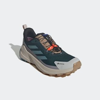 ADIDAS TERREX Wanderschuh ADIDAS TERREX TERREX TRAILMAKER 2 GORE-TEX SPEED LACE, Herren, Gr. 44,5, grau (aurora ivy, preloved teal, grau three), Synthetik, Textil, 