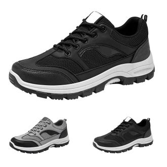 Generic Running Trainers for Men Breathable Lightweight Jogging Walking Shoes Low Top Jogging Athletic Sneakers Outdoor Casual Comfortable Non-Slip Sports Sho