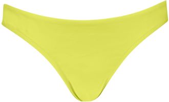 Puma Womens Brazilian Bikini Bottoms, Yellow Alert, M