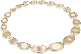 Marco Bicego Lunaria Collection 18k Yellow Gold Medium Graduated Collar - 18 inch