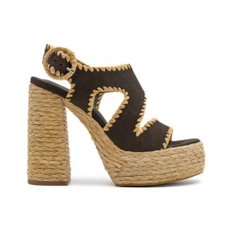 Paloma Barcel&oacute; High Heel Sandals, female, Brown, Size: 10 US High Heel Sandals