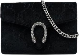 Gucci Pre-owned Dionysus Schoudertas - Dames - Vintage Schoudertas - Zwart - ONE Size - Leer - Vintage