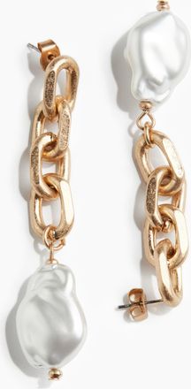 H&M Ohrringe mit Perlendetail - Yellow