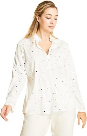 Marina Rinaldi Stijlvolle Blouse voor Vrouwen - Dames - Overhemden - Wit - 4XL - Overhemden