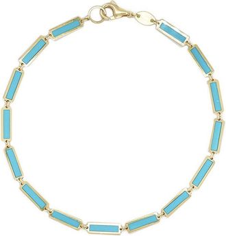 Sabrina Designs 14K Turquoise Bar Bracelet