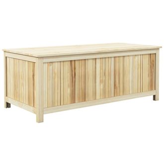 OUTSUNNY Ba&uacute;l de almacenaje 120x55x45 cm madera natural