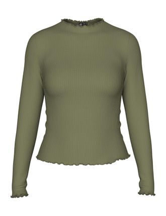 Pieces Pcnicca Ls Top Noos, Deep Lichen Green, XL